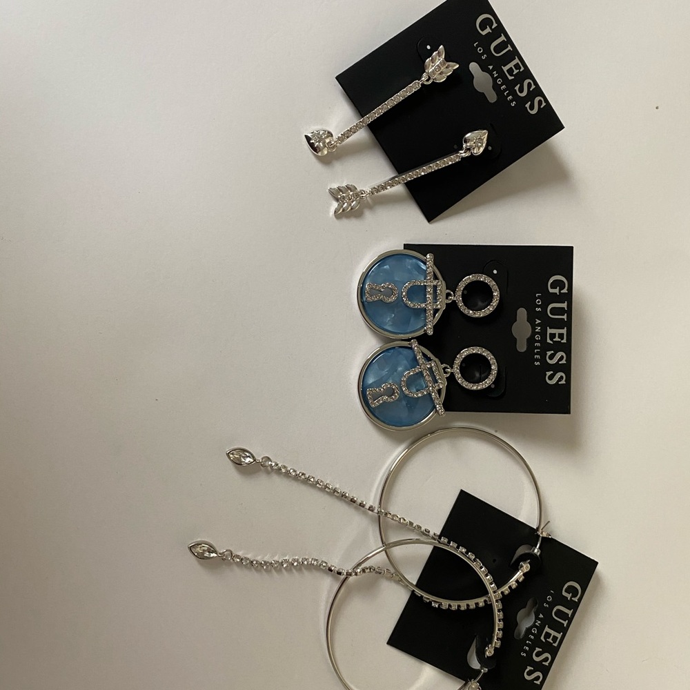 3 new Guess Women earrings